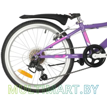 Детский велосипед Novatrack Alice 20SH6V.ALICE.VL21 (фиолетовый, 2021) картинка 4
